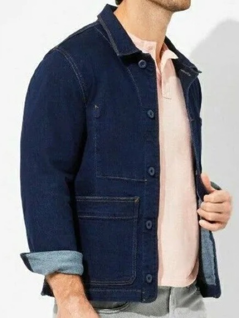 Mutual Weave Stretch Denim Jacket